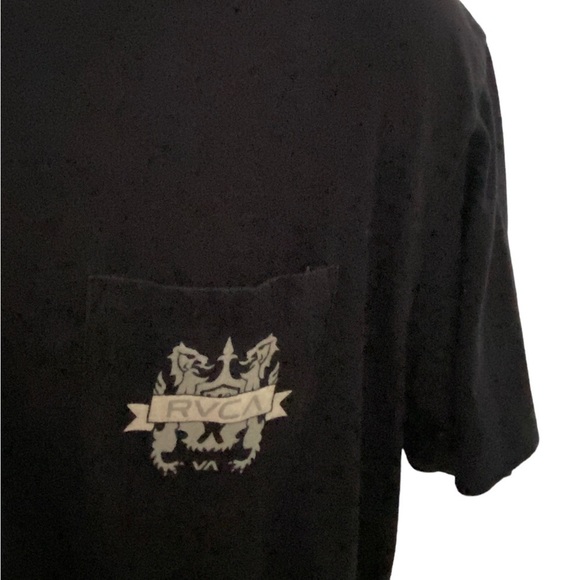 RVCA Skate Pocket Tee Vintage Wash Shirt Men XL - Picture 2 of 7